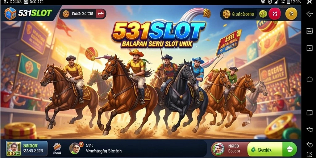 Gambaran gameplay balapan yang seru dan mendebarkan di 531SLOT.