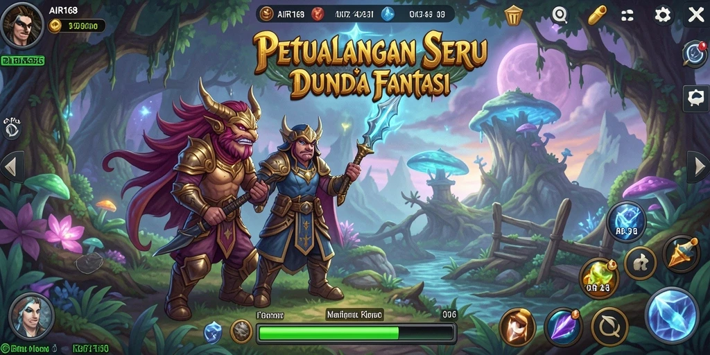 Tangkapan layar dari gameplay AIR168 yang penuh aksi dan petualangan.