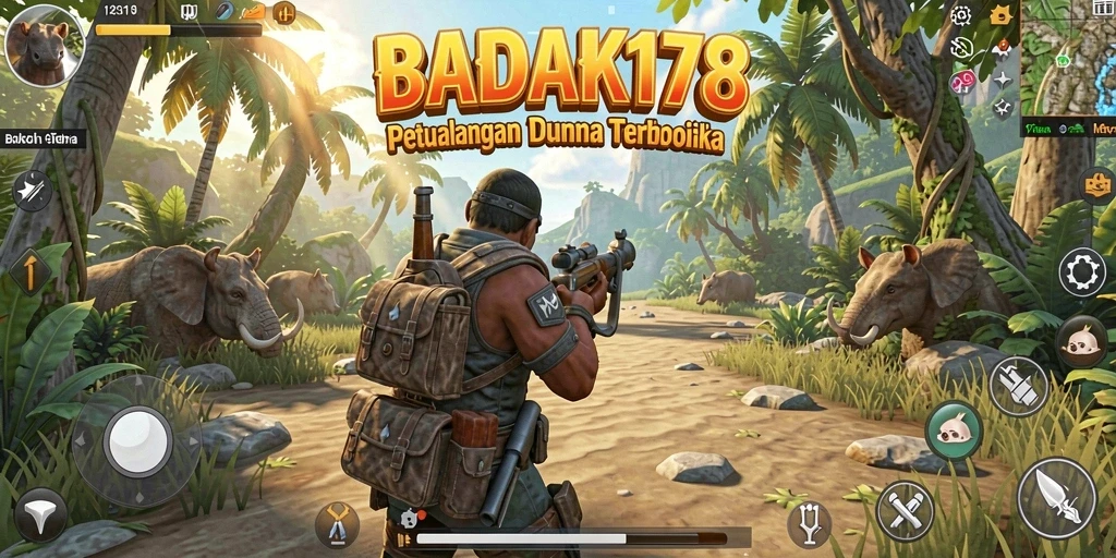 Tampilan gameplay BADAK178 yang menampilkan dunia terbuka yang menarik.