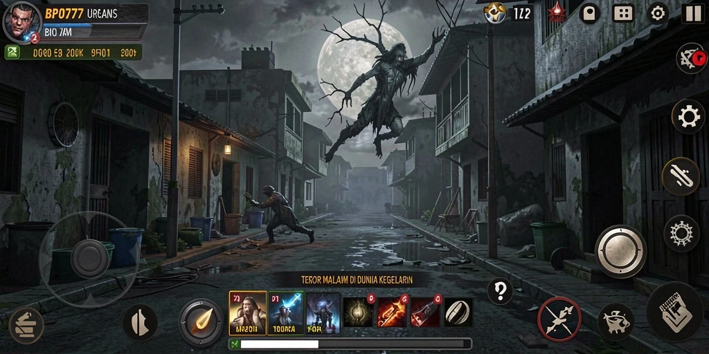 Menampilkan gameplay mendebarkan dan suasana Horror yang mencekam.