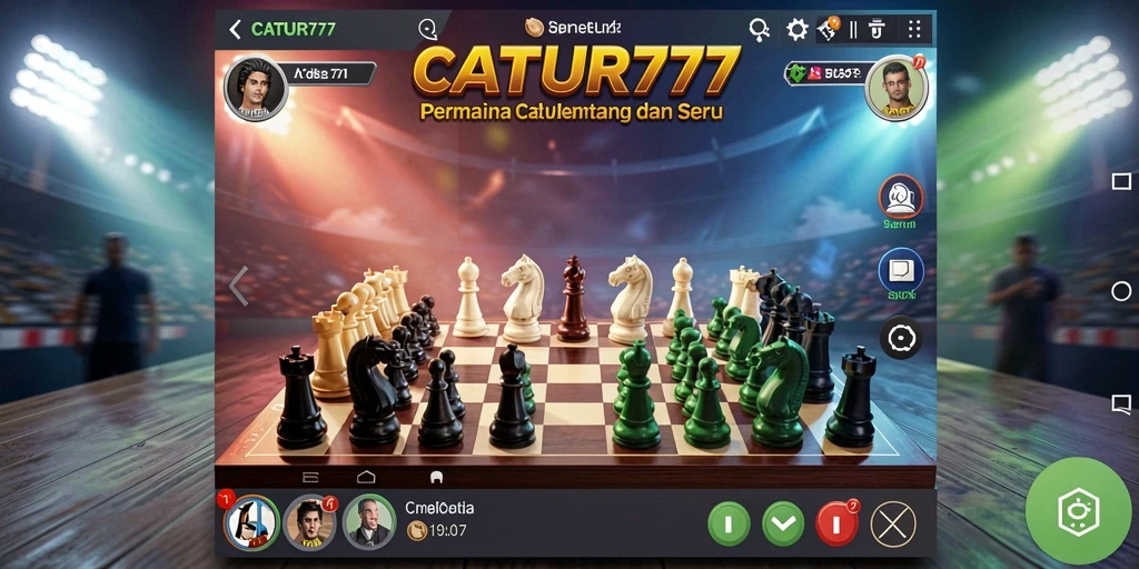 Tampilan gameplay menantang dalam CATUR777 yang penuh strategi.