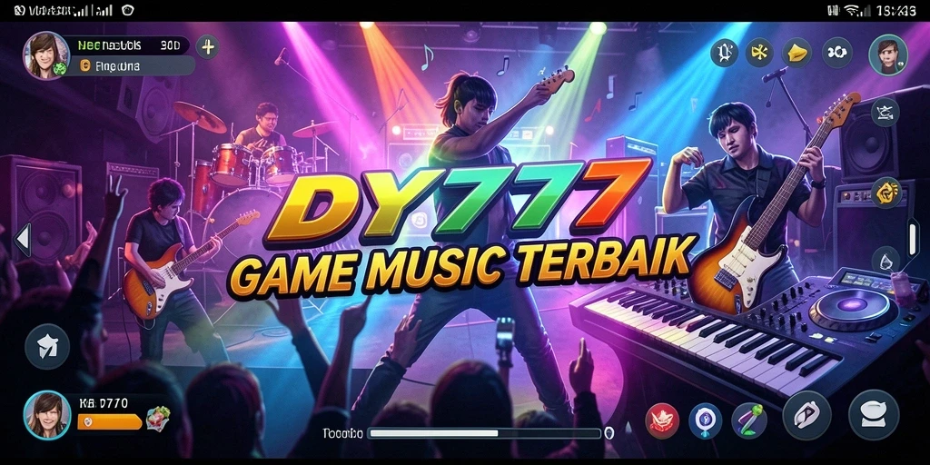 Tampilan gameplay seru dengan berbagai efek musik dan visual.