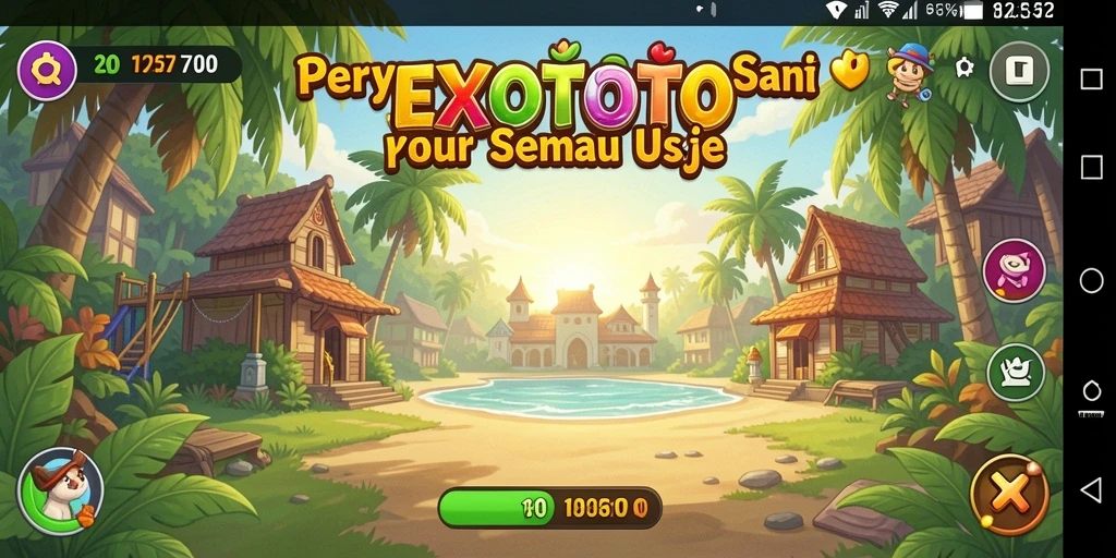 Gameplay seru dan menenangkan dalam EXOTOTO yang menarik.