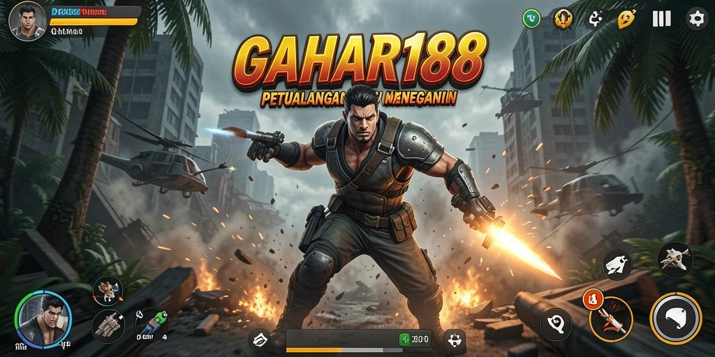 Tampilan gameplay GAHAR188 yang mendebarkan saat aksi berlangsung.