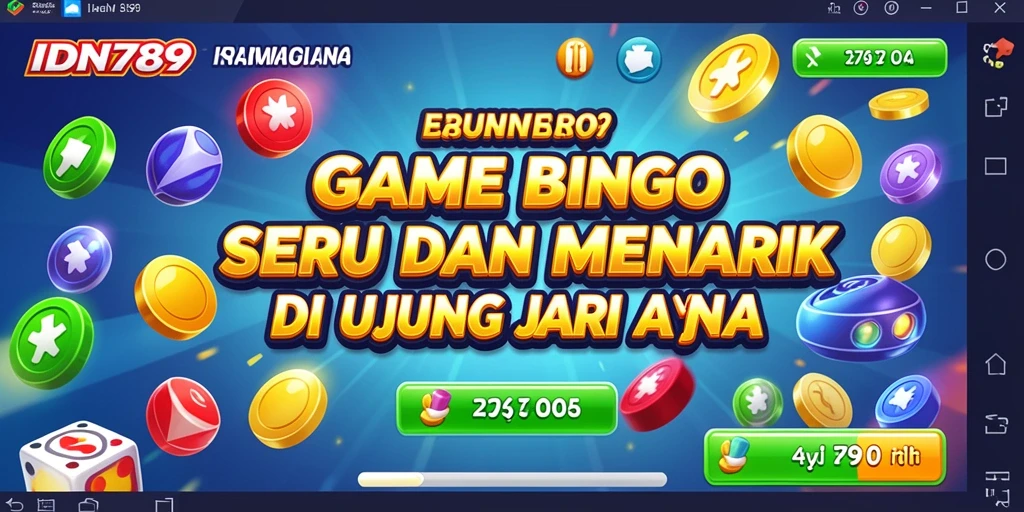 Tampilan gameplay seru IDN789 dengan kartu Bingo yang menarik.