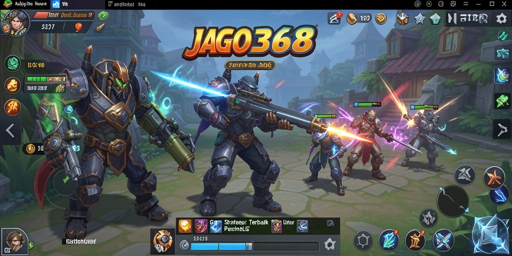 Tampilan gameplay JAGO368 yang mendebarkan dan strategis.