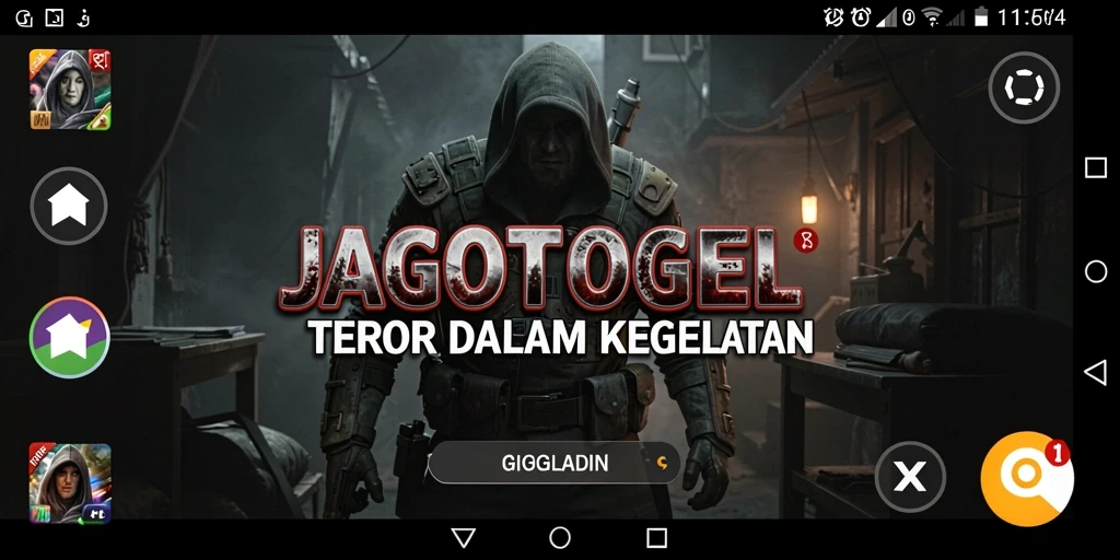 Screenshot menunjukkan suasana mencekam dalam gameplay JAGOTOGEL.