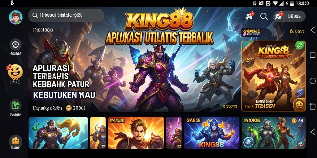 Tampilan KING88 yang menarik dan fungsional.