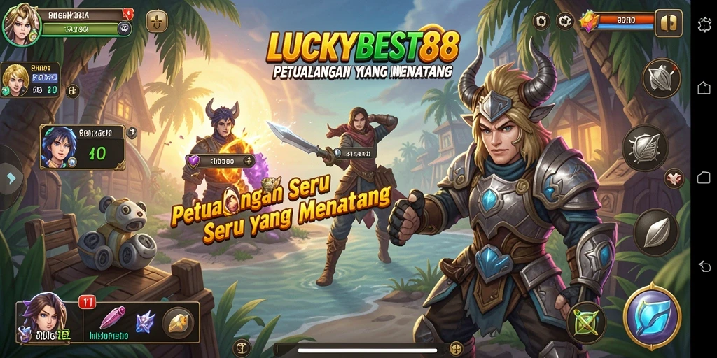 Screenshot gameplay seru dari LUCKYBEST88 yang menampilkan petualangan menarik.