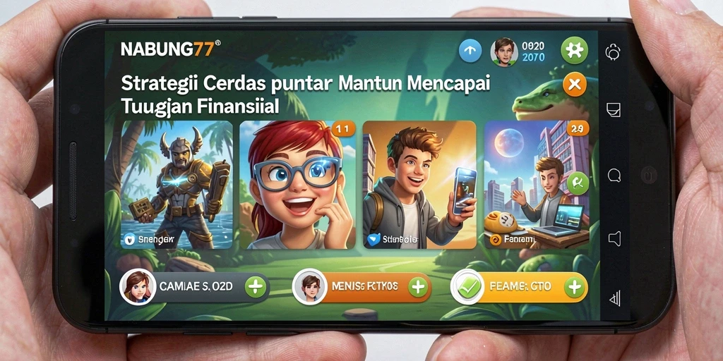 Tampilan gameplay NABUNG77 yang menarik dan menantang.