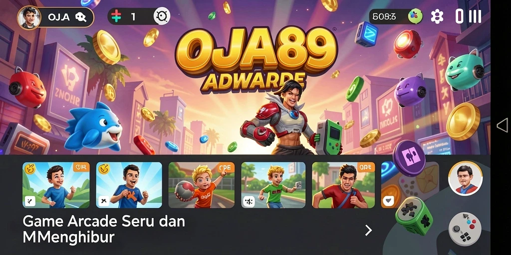Gameplay seru dan penuh warna OJA89 yang menantang.