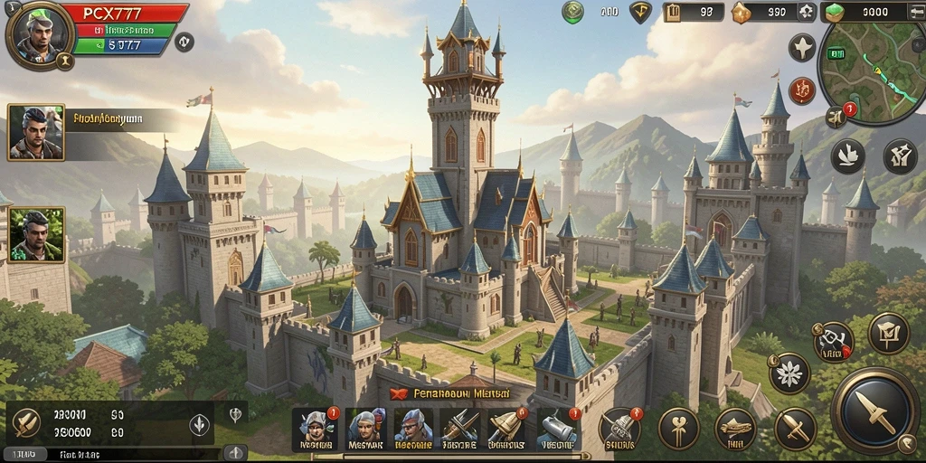 Tampilan gameplay seru di PCX777 menunjukkan aksi pertahanan menara yang menegangkan.