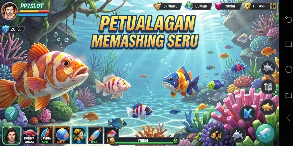 Tangkapan ikan besar dalam gameplay PP7SLOT yang mendebarkan.