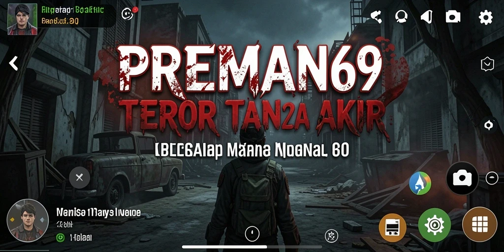 Tampilan gameplay mendebarkan dari PREMAN69 yang memicu adrenalin.