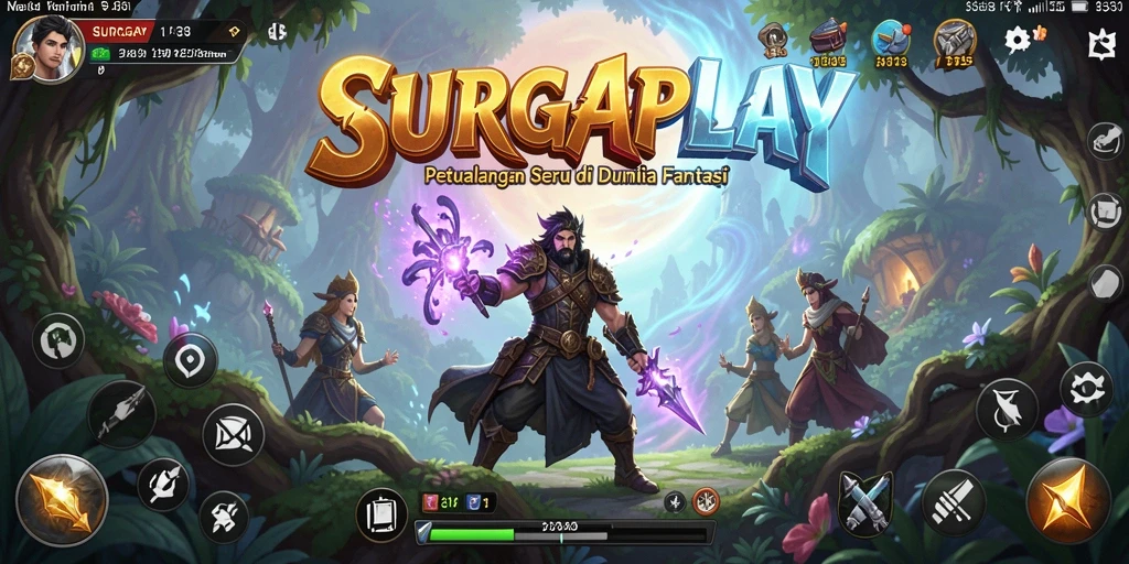 Tampilan gameplay seru di SURGAPLAY dengan petualangan luar biasa.