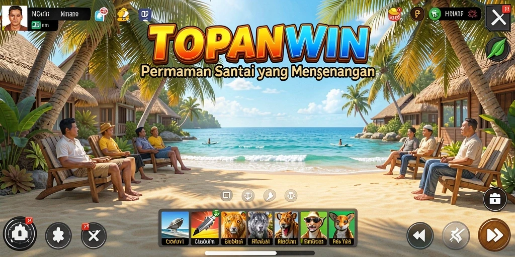 Tampilan gameplay yang seru dan menarik dari TOPANWIN.