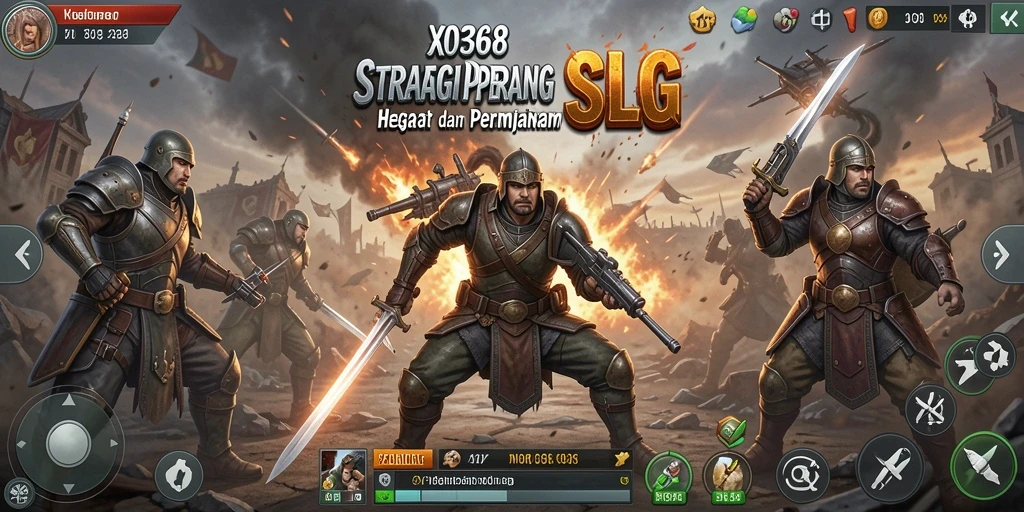 Gameplay seru dalam XO368 dengan elemen strategi SLG.